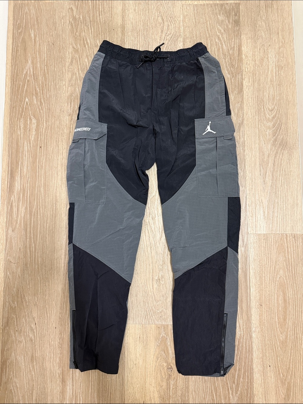 Nike Jordan 23 Engineered Cargo Track Pants Black Gray Men's S